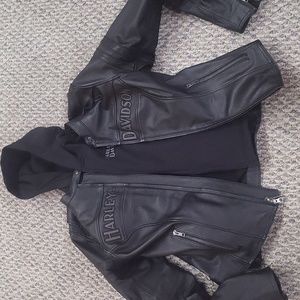 Harley Davidson Women's Miss Enthusiast 3-in-1 Leather Riding Jacket